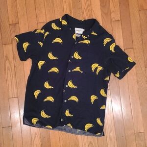 Men's Banana Print Button Down Shirt🍌